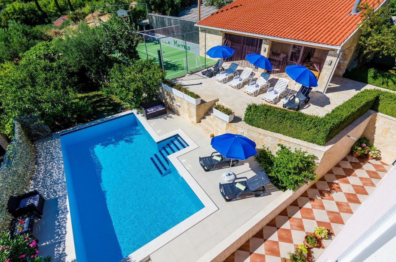 Villa Mateo With Private Pool Gruda Bagian luar foto