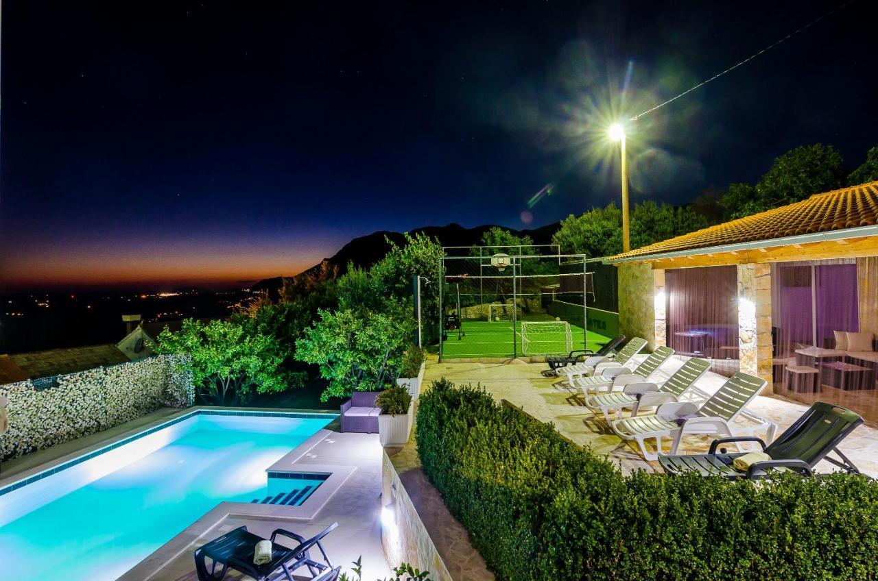 Villa Mateo With Private Pool Gruda Bagian luar foto