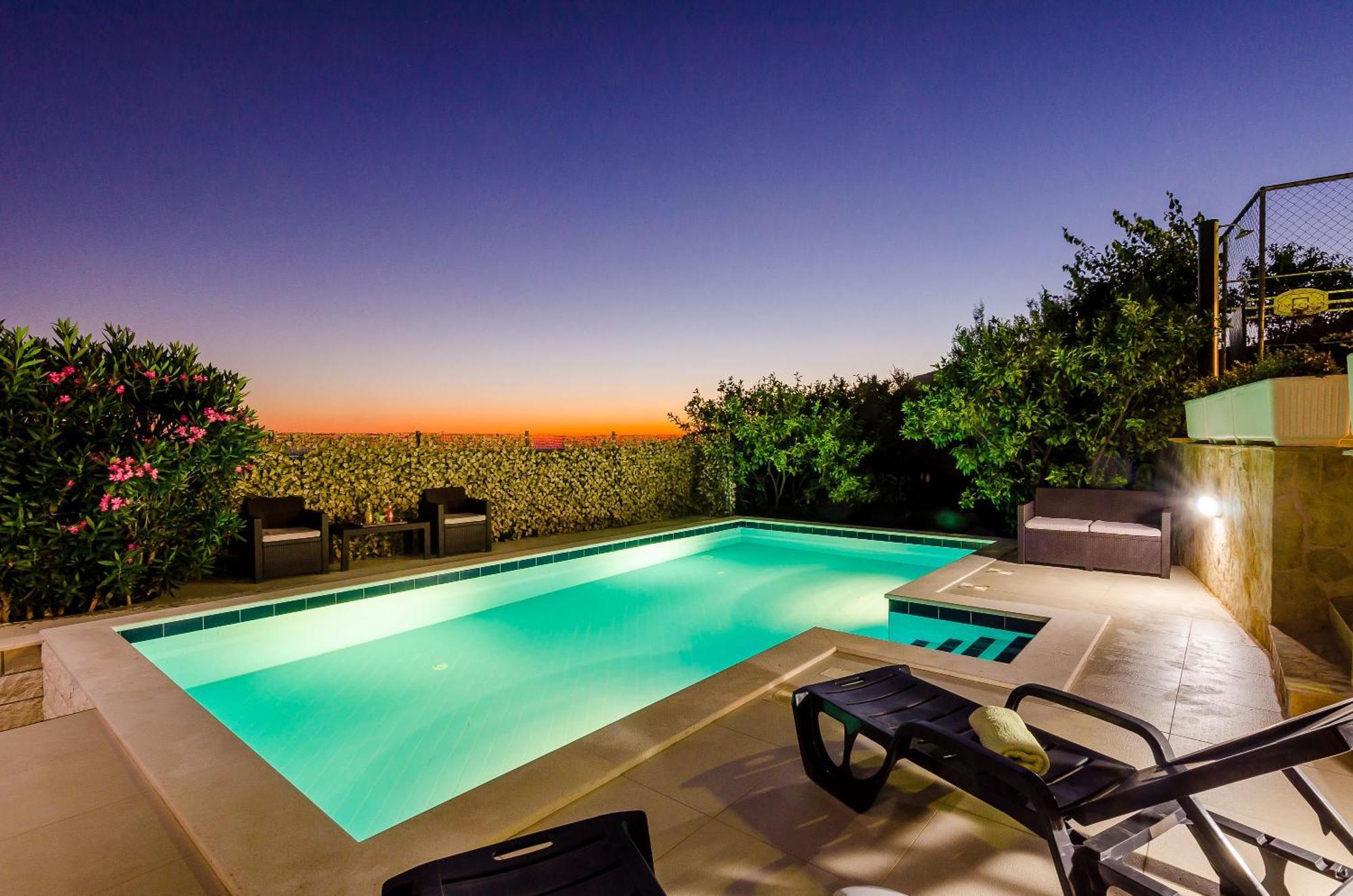Villa Mateo With Private Pool Gruda Bagian luar foto